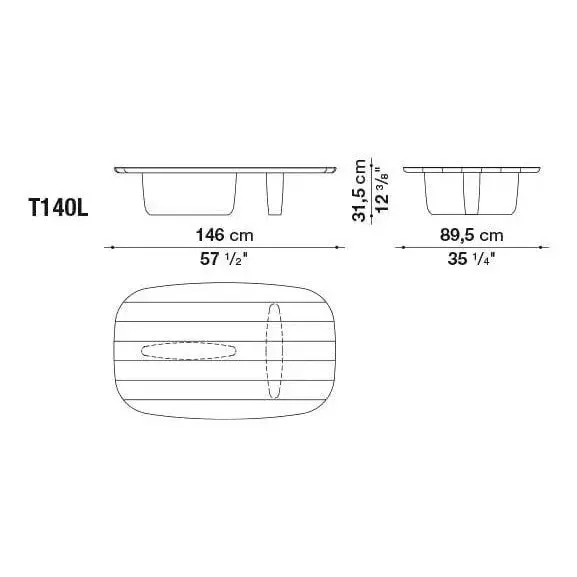 Tobi-Ishi - Rectangular Low Table (T140L) - Image 7